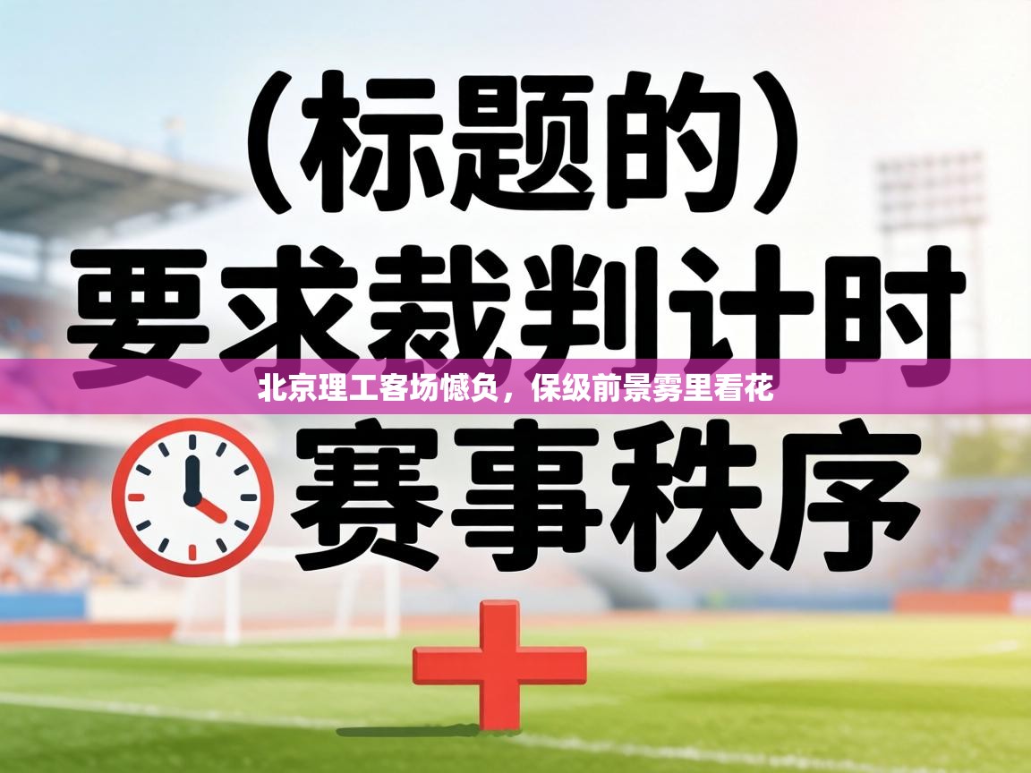 北京理工客场憾负，保级前景雾里看花  第1张